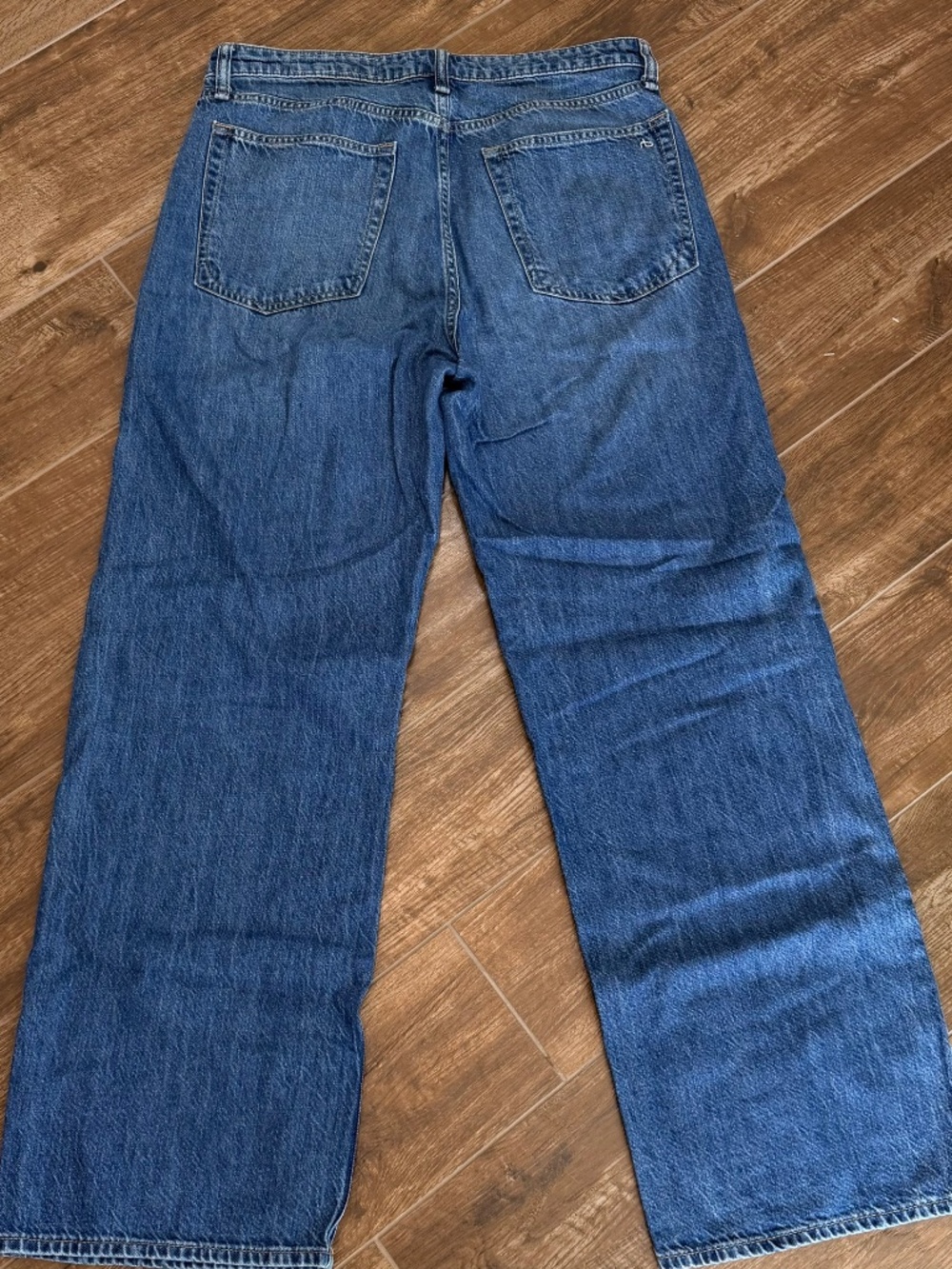 rag & bone Lori Mid-Rise Wide Leg Jeans size 30 - Picture 2 of 3